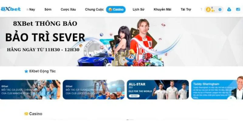 Lưu ý khi 8xbet bảo trì