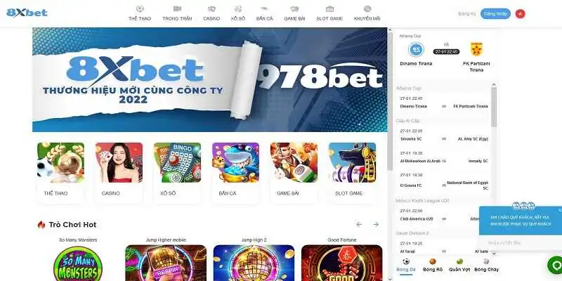 Nhiều người chơi lựa chọn cá cược tại 8xbet