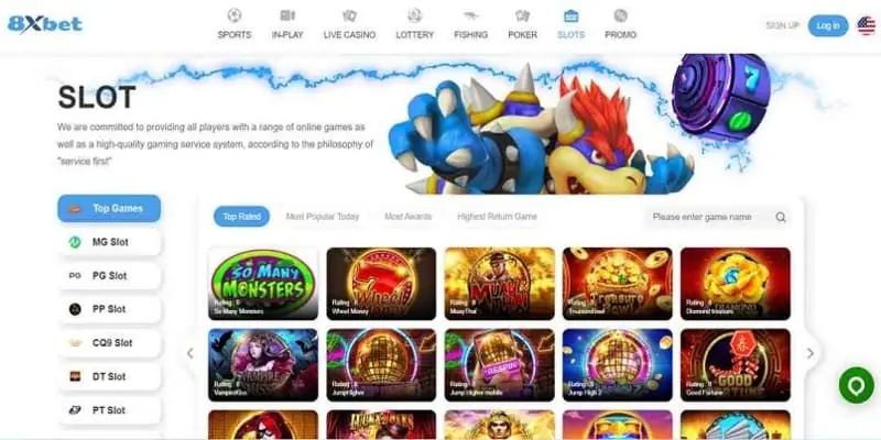 Cược thủ được tận hưởng thư viện game độc quyền tại nhà cái 8xbet